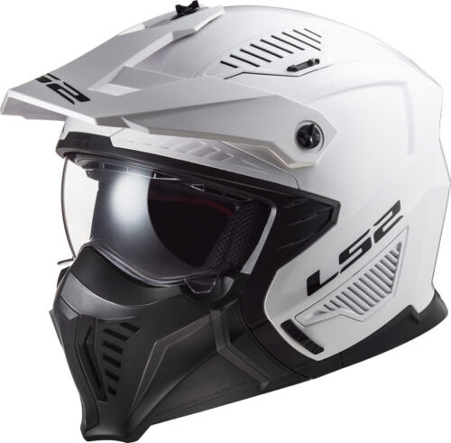 LS2 Drifter Solid Gloss White Helmet - 第 1/25 張圖片