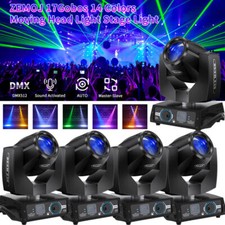4x 230W Beam 16CH Effect DMX512 7R 8 Prism Zoom Moving Head DJ Party Stage Light