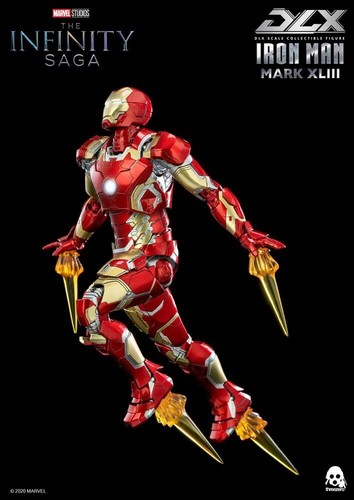 Infinity Saga Figura 1/12 DLX Iron Man Mark 43 16 cm THREEZERO 3Z0247 - Imagen 11 de 19
