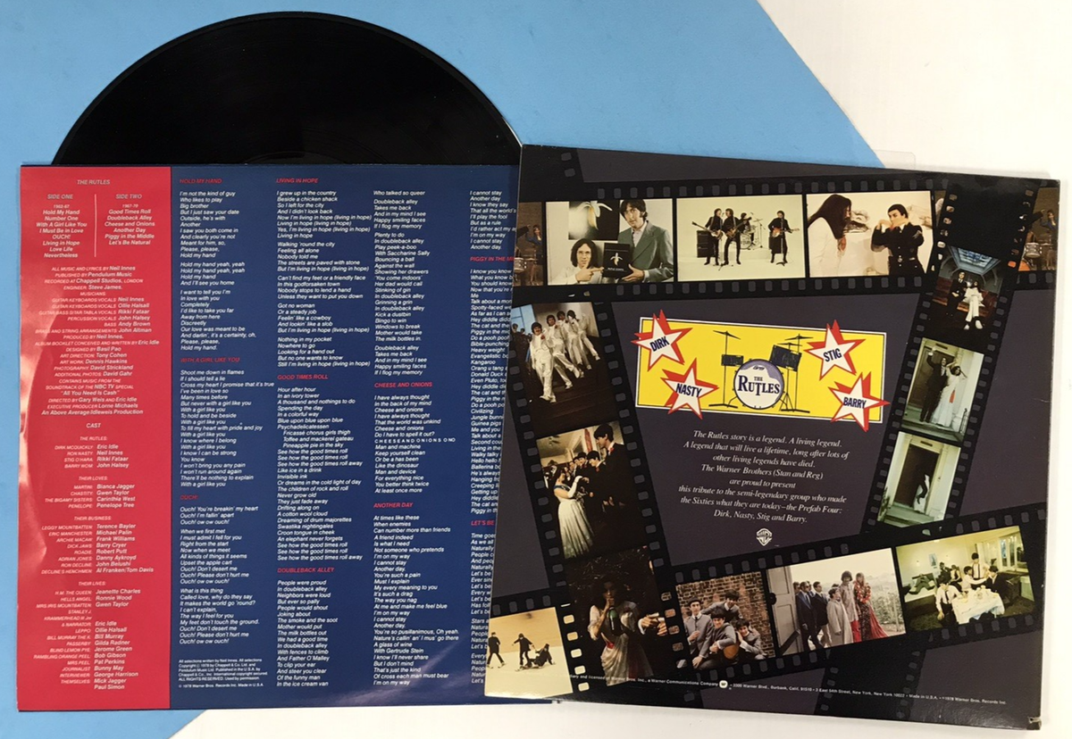 THE RUTLES Self Titled (1978) LP Beatles Parody *NEAR MINT VINYL