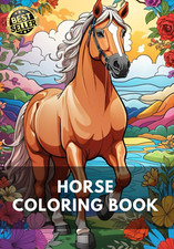 Horse Coloring Book: Perfect Gift for Horse Lover, Relaxing Coloring Book for Ad