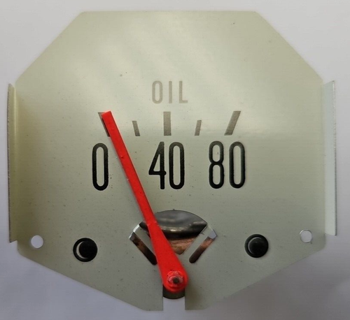 1961-1966 Dodge Trucks W/ Eggshell Face Oil Pressure Gauge 2230197 NOS - Picture 3 of 5