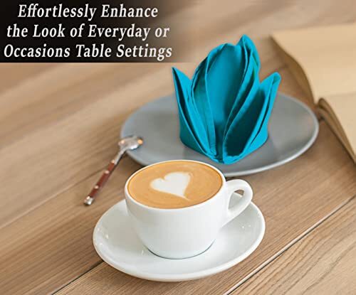 Ruvanti 18x18 Cloth Napkins Set Soft Washable Cotton Reusable Table Napkins - Picture 142 of 211