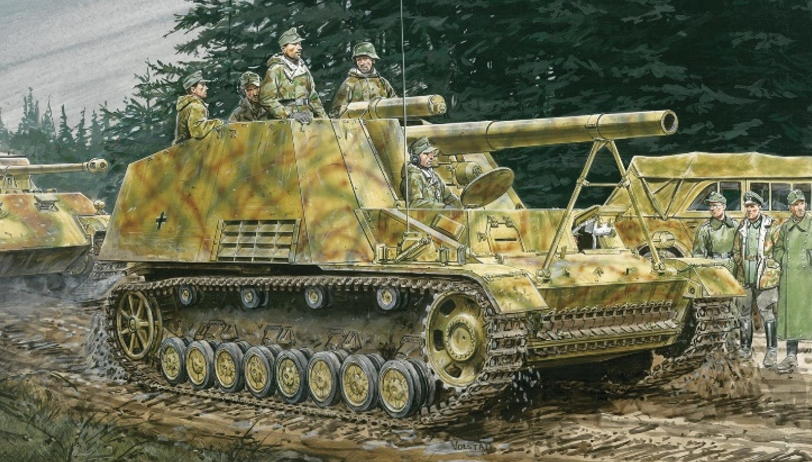 Hummel Early / Late Product. (2in1) Tank 1:35 Plastic Model Kit DRAGON MODELS