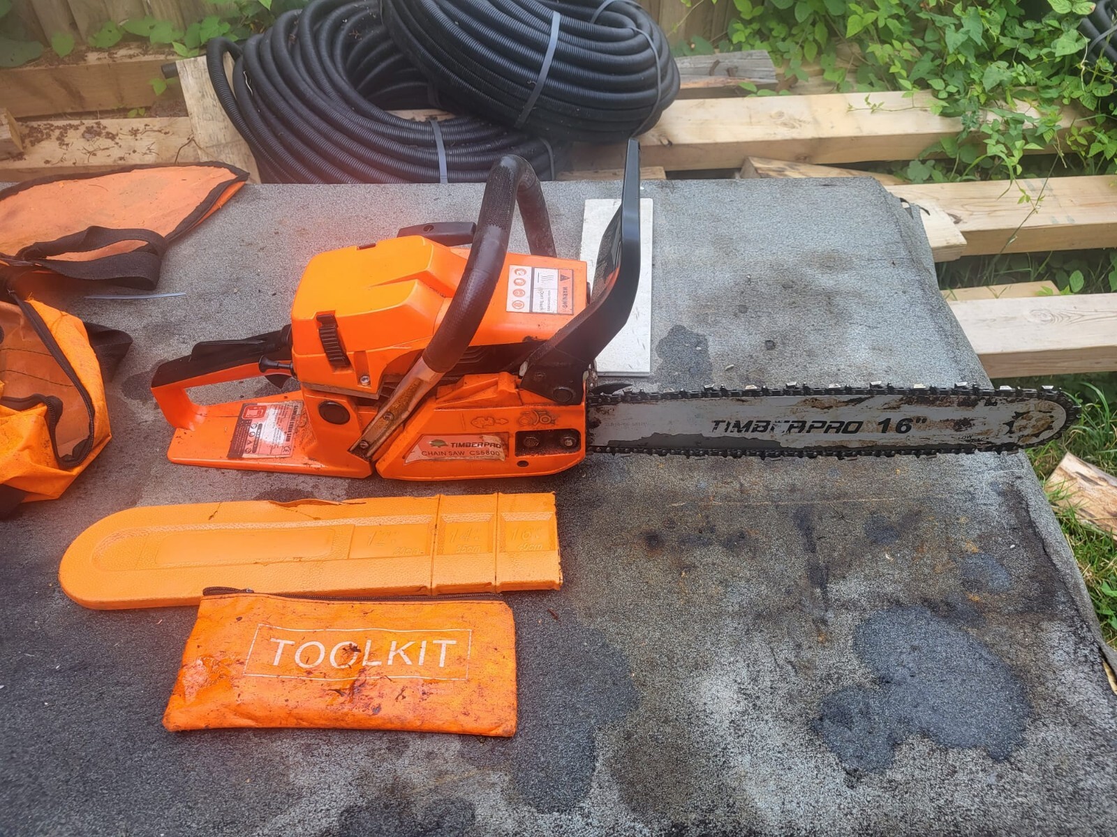 Chainsaw TimberPro CS5800 Petrol for parts London eBay
