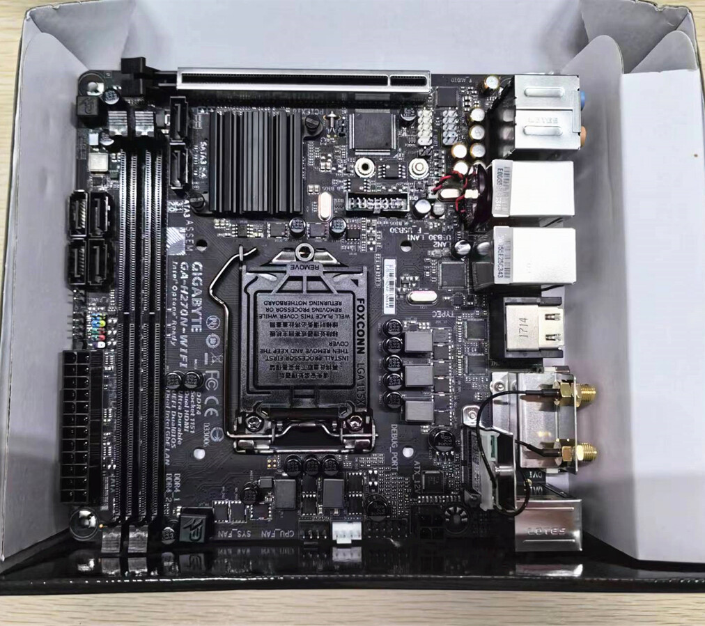 GIGABYTE GA-H270N-WIFI Intel H270 LGA 1151 Intel Mini ITX