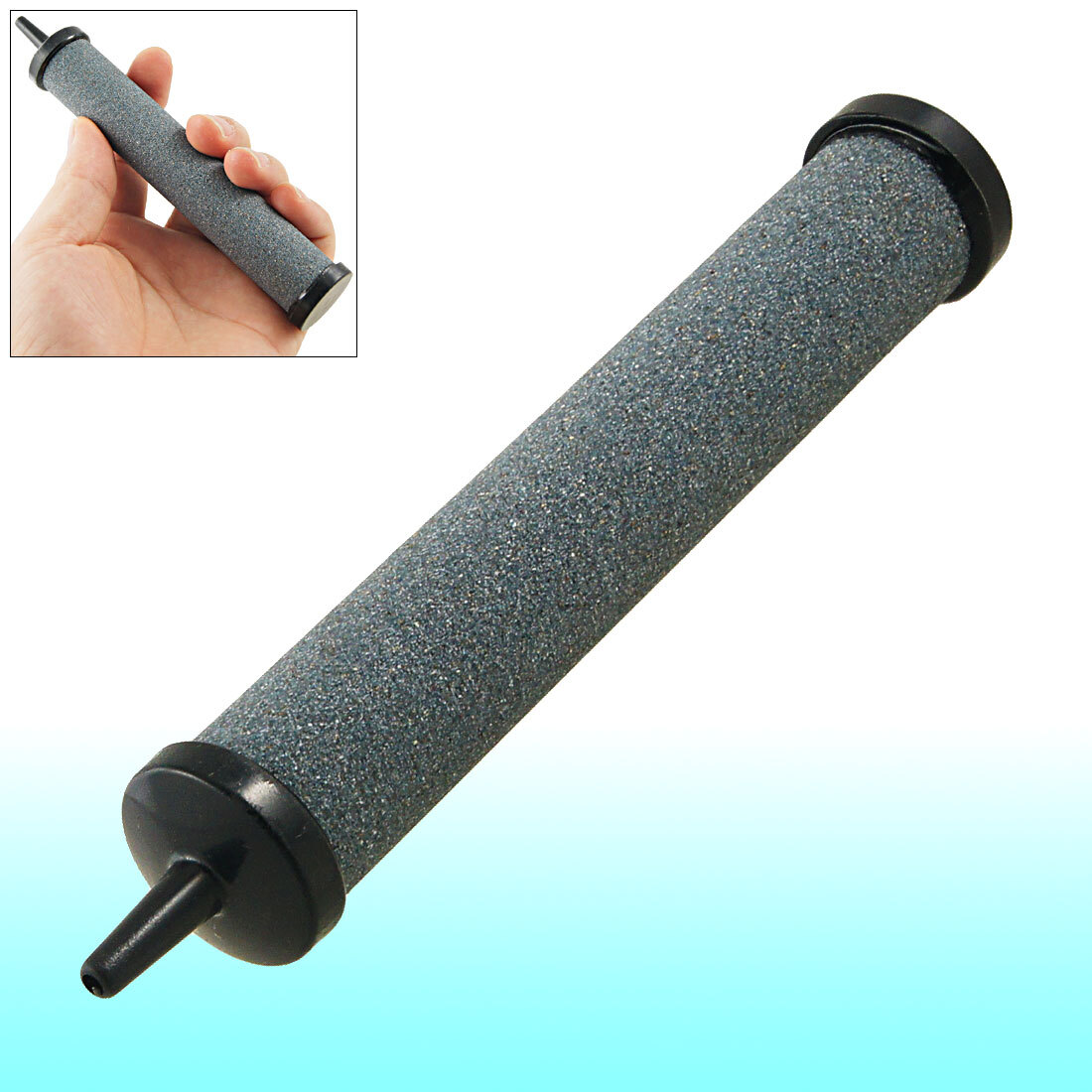 Restaurant Gray Dark Cylinder Shaped Aquarium Air Bubble Sto...