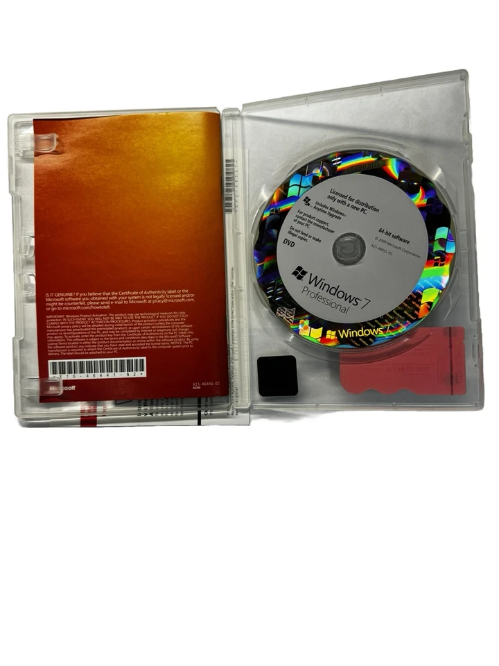 Original Microsoft Windows 7 Pro/ SP1/EN /x64/OEM Builder Pack - Image 4 of 4