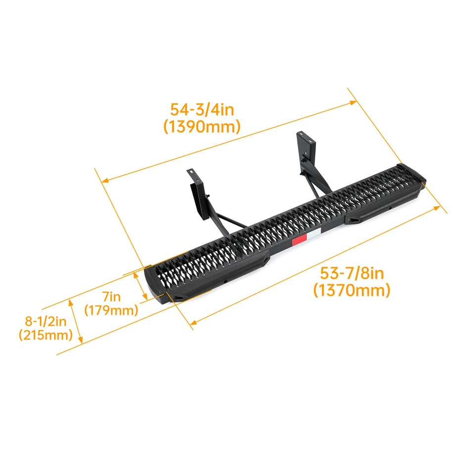 Rear Step Running Board W/ Dock Bumpers For Ford Transit 150/250/350 2015+ - Image 2 of 4