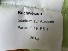 Zwischenfrucht Bienentracht Buchweizen zertf. Saatgut 5 kg Fagopyrum tataricum