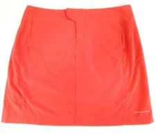 MOVING COMFORT Women Skort SIZE 8-10 M Salmon Golf Tennis Skirt Shorts Nylon 