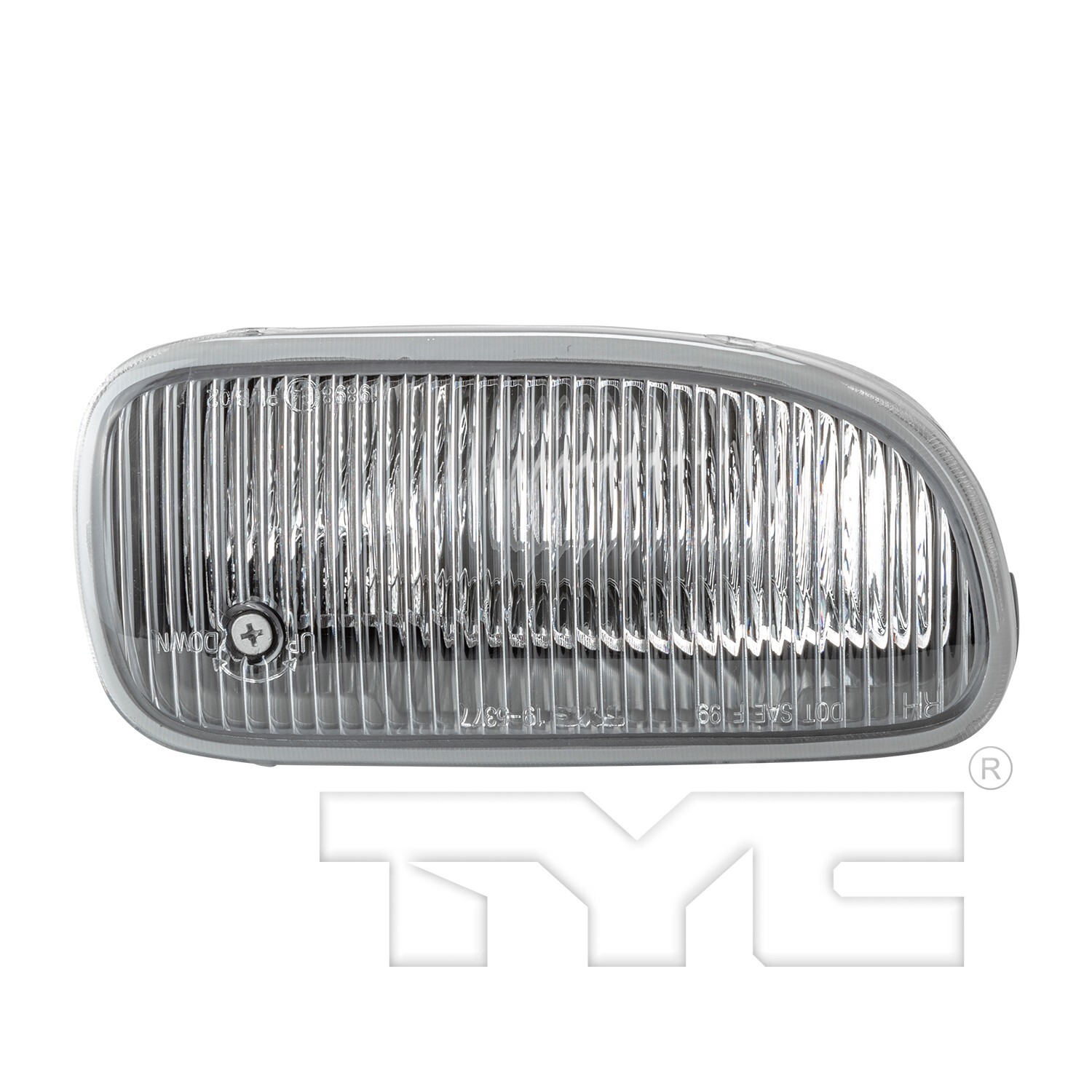 Fog Light Lens / Housing Right TYC For 1999-2003 Jeep Grand Cherokee