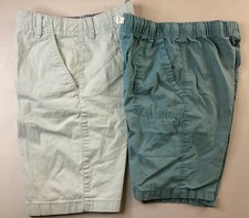 Lot of 2 Boy's OshKosh Shorts - Blue Shorts - Size 10/10A - Button Pullover