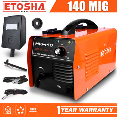 ETOSHA MIG 140 Welder Welding Machine Inverter Flux Core Wire  AC Gasless 110V