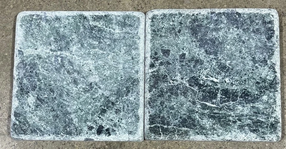 Tile Verde Forest Green Remodel Natural Stone About 4x4 10 Tiles - Image 2 of 4