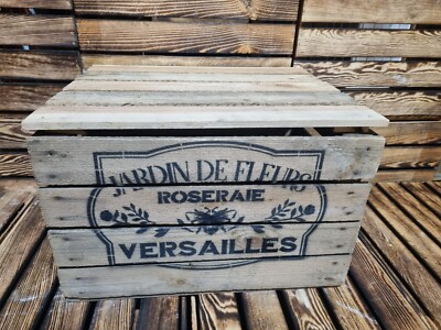 Jardin De Fleurs Versailles RUSTIKALE APFELBOX KASTE - GARTEN / GEWÄCHSHAUS / GESCHENK