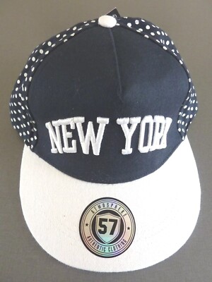 New York Baseball Kappe Basecap Snapback Cap Authentic 57 Blau Weiß Hipster Neu