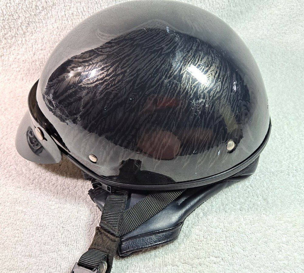 洋書 VINTAGE FLYNG HELMETS VINTAGE 1995 Wintune HELMETS GRAPHICS Helmet BLACK EAGLE