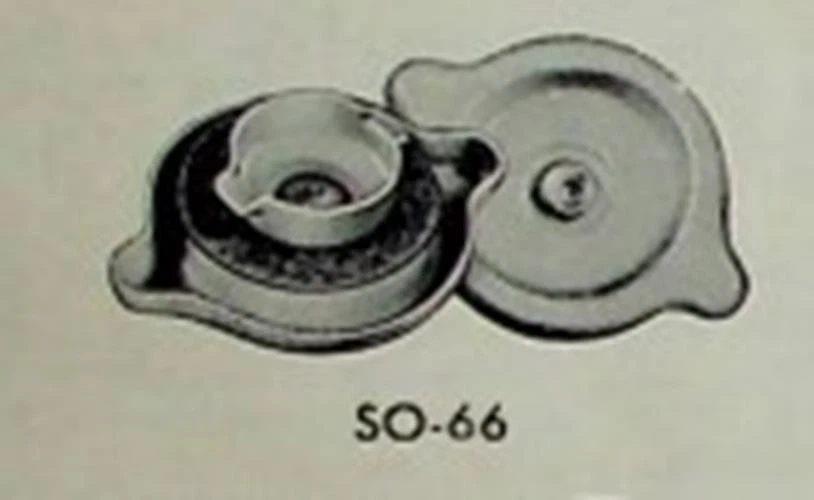 Tapa de llenado de aceite Stant SO-66 49-54 autos Chevrolet 55-58 camionetas Chevrolet 6 cilindros Foto 3 de 4