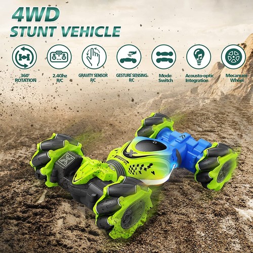 4WD Gestensteuerung RC Stunt Car Deformable Elektro Auto Offroads Transformer - Bild 4 von 15