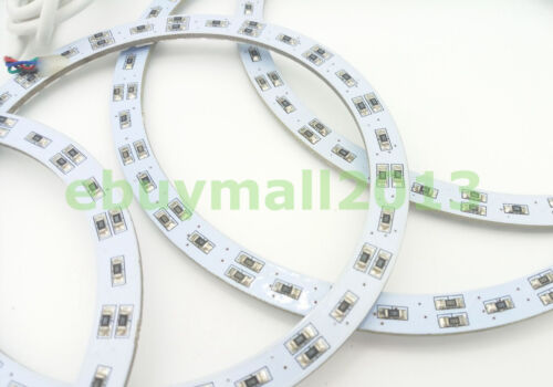 BT App RGB Halo Rings Devil Demon Evil Angel Eyes For Accord Sedan Flash DRL DIY - Picture 4 of 18