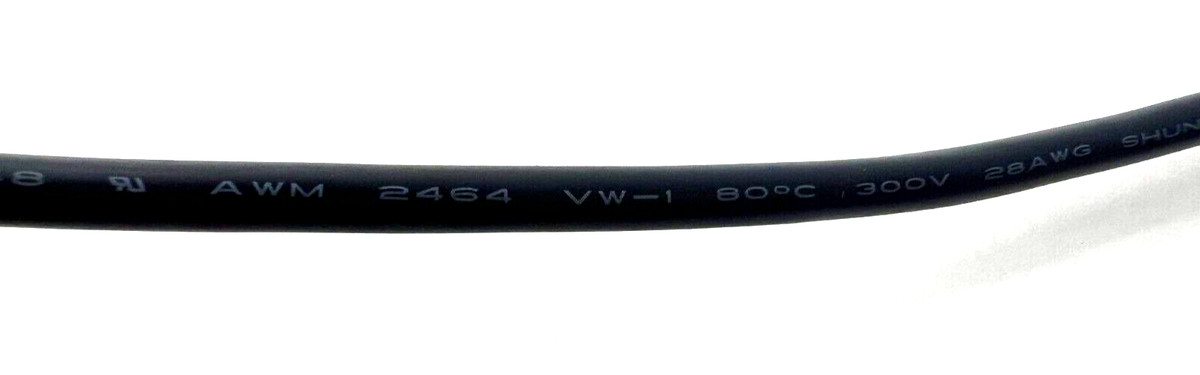 SHUNNIX E249448 AWM 2464 SERIAL CABLE 80ºC 300V 5FT LOT 0F 2 | eBay 