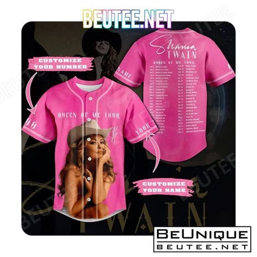 Personalized Shania Twain Queen Of Me Tour Jersey Shirt Gift Fans