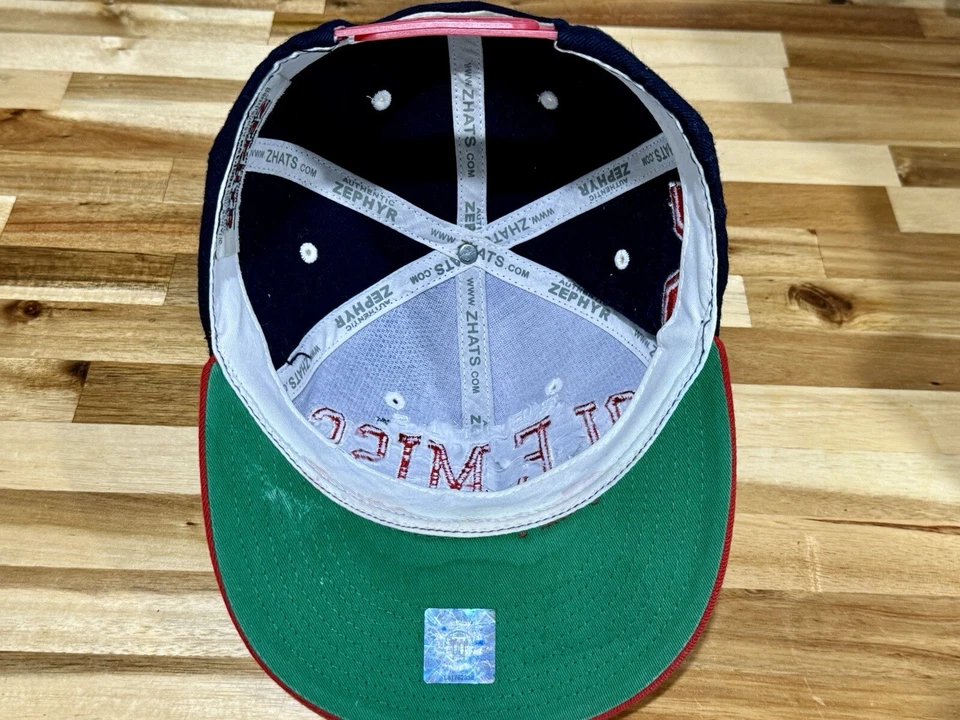 VTG Zephyr Hat Cap Snapback University of Mississippi Ole Miss Rebels NCAA Sport - Image 2 of 4