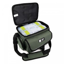 Angeltasche mit 4 Boxen Spinnfischen Umhänge...