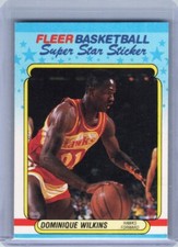 1988-89 Fleer Stickers #11 Dominique Wilkins FREE SHIP