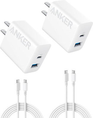 Anker Iphone 16 Charger, 2-Pack 20W Fast USB C Charger Block, for Iphone 16/16 P