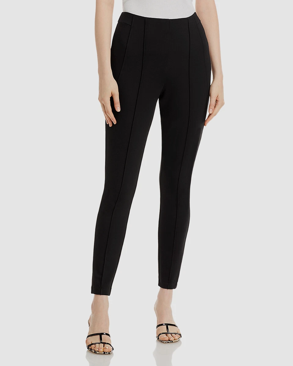 $78 T Tahari Women's Black Stretch Ponte Creased Seam Legging