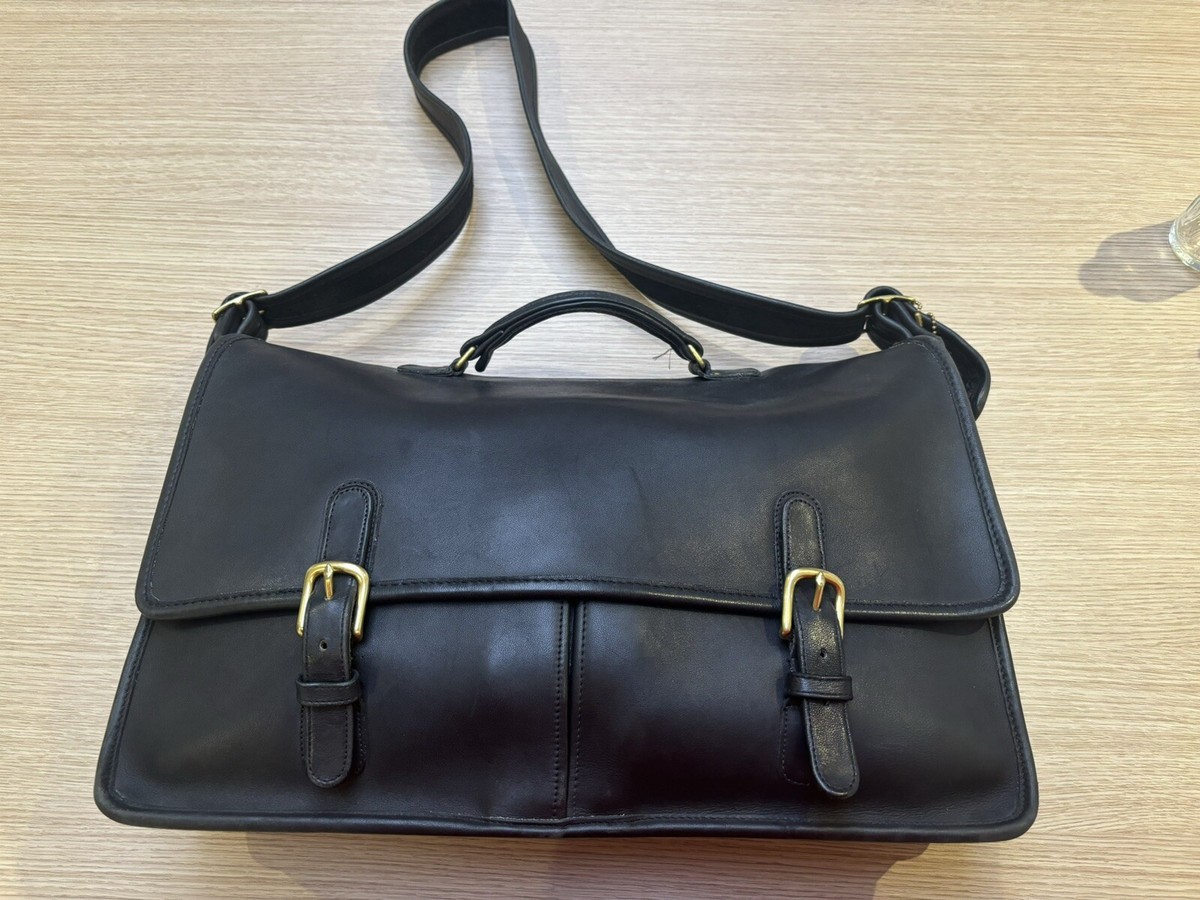 COACH - VINTAGE LEATHER BRIEFCASE/LAPTOP G0S-0532 | eBay UK