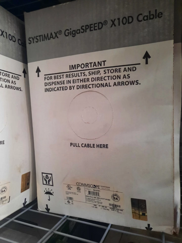 Commscope Systimax GigaSpeed X10D Category 6A Plenum cable - Image 3 of 4
