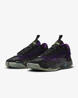 NIKE Jordan luka1 ブラック/グリーン/パープル　27cm JORDAN BRAND JORDAN LUKA 1 PF BLACK/BLACK-LIME GLOW-GREEN GLOW