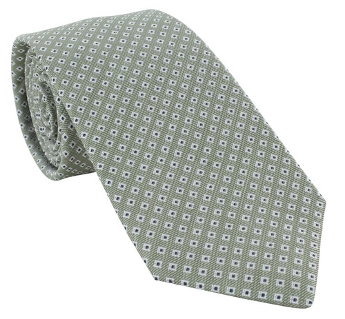 Simple Diamond Silk Tie - Picture 2 of 18