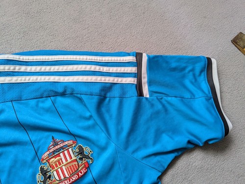 adidas Sunderland 2014/2015 Away Jersey Blue Shirt Mens size L - Picture 7 of 21