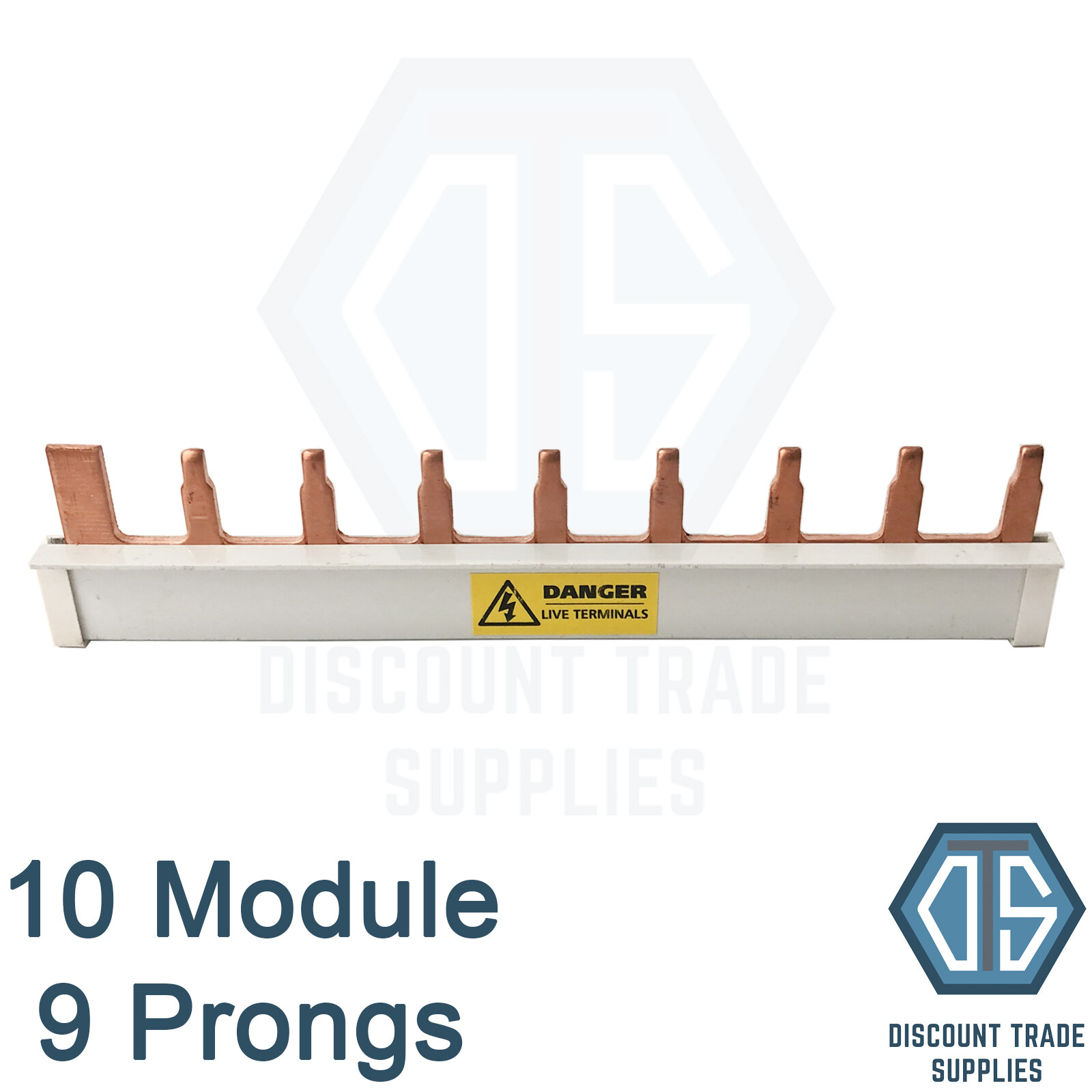 100A Copper Insulated Busbar Domestic Consumer Board 10 Module 8 MCB ...