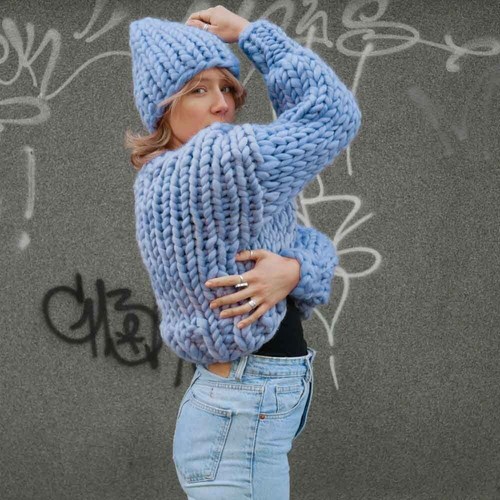 chunky garn wolle Merino Garn Hope wool Chunky Klobige Wolle chunky knit - Bild 8 von 10