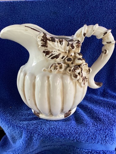 Vintage Stein Mart Wasser/Weinkrug mit großem Boden mit Trauben Design’s - Bild 13 von 15