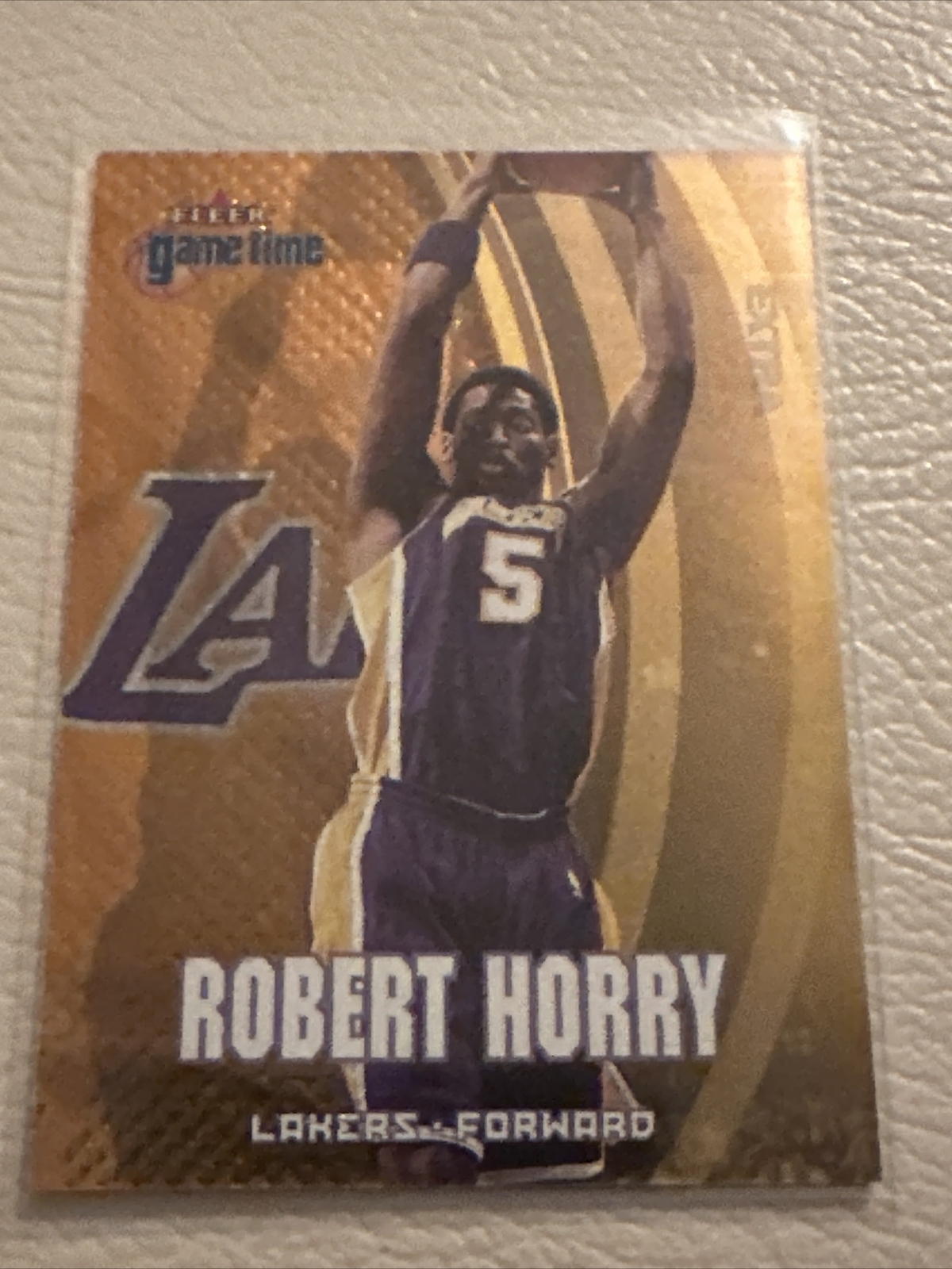 ROBERT HORRY 2000-01 FLEER GAME TIME "EXTRA" #71 LOS ANGELES LAKERS