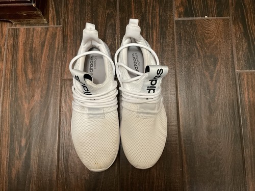 Taglia 12 - Adidas Lite Racer Adapt 3.0 bianco grigio Cloudfoam usato - Foto 4 di 6