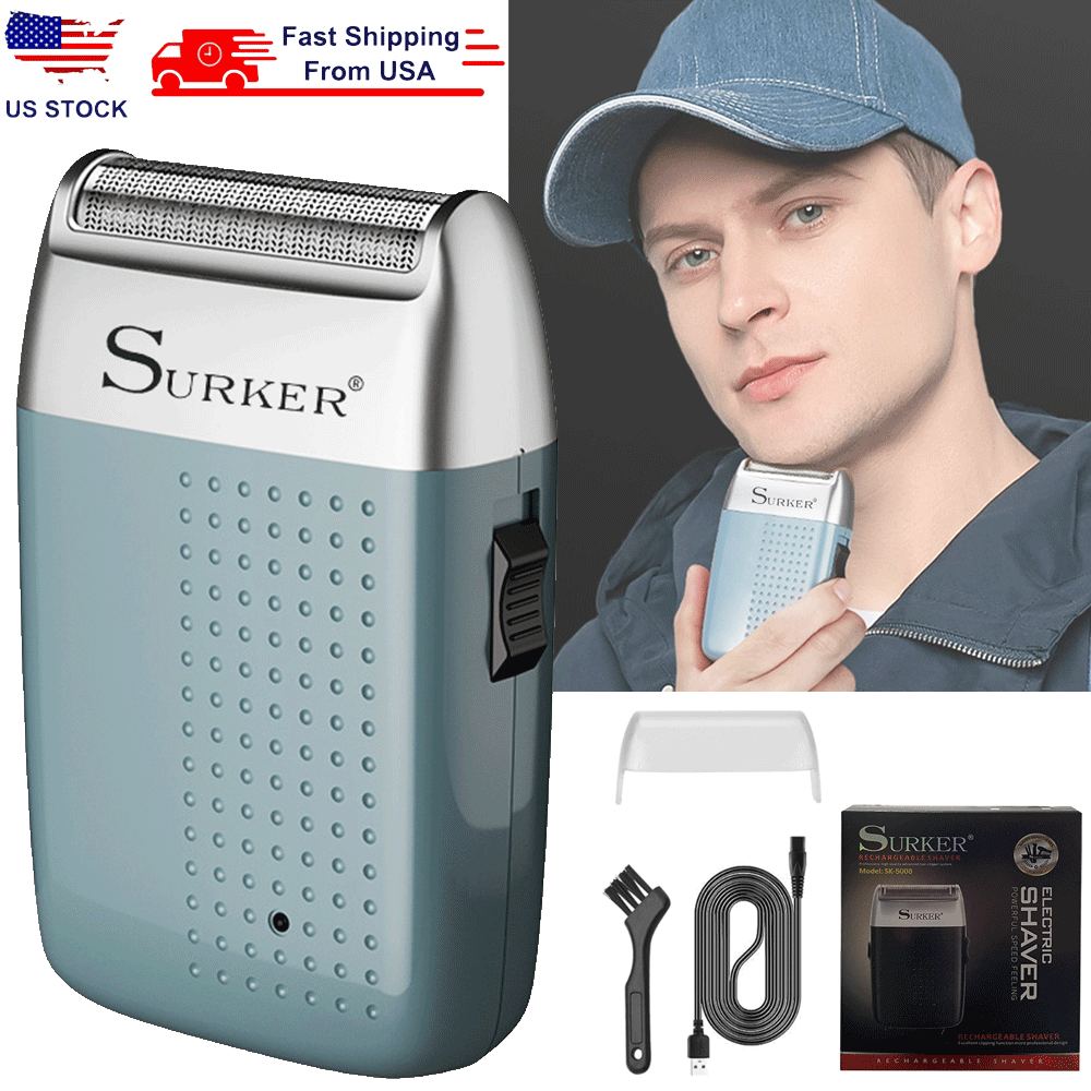 Surker Electric Foil Shaver Razor Beard Trimmer Hair Shaving Cordless