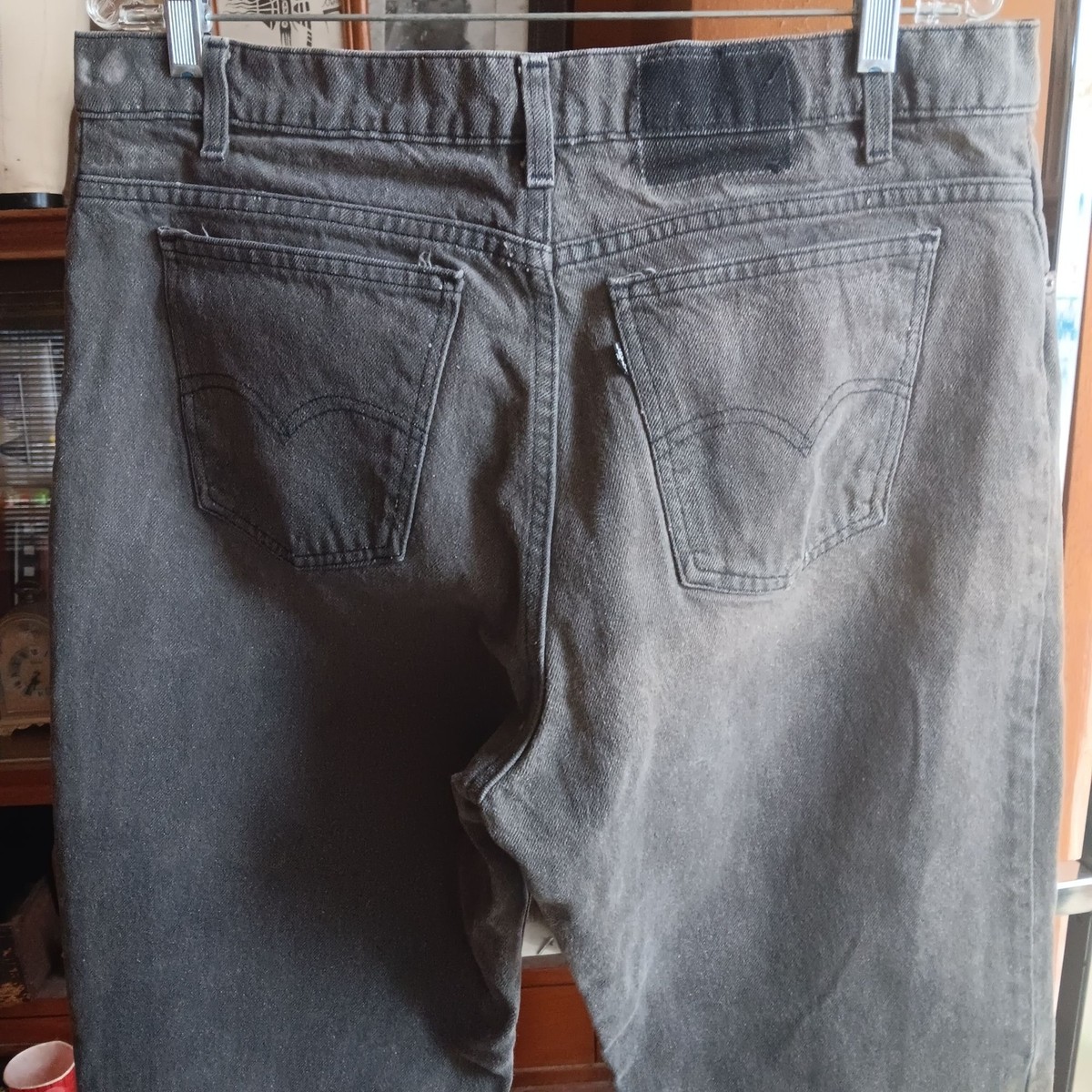 Vintage Mens Levi's 550 Jeans 36x30 1990's Relaxed Fit Black Vintage Mens Levi's 550 Jeans 36x30 1990's Relaxed Fit Black