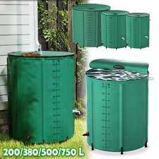 Faltbar Regenwassertank 200/380/500/750L Wassertank Regenwassertonne für Garten