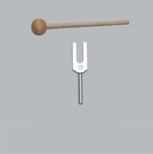 Crystal Tuning Fork 4096 Wood Mallet for Healing Crystal Sound Vibration Healing