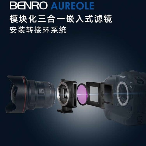 Kit de filtro aureola BENRO RC13 RC12 soporte de video 3 en 1 filtro de clip integrado - Imagen 6 de 12