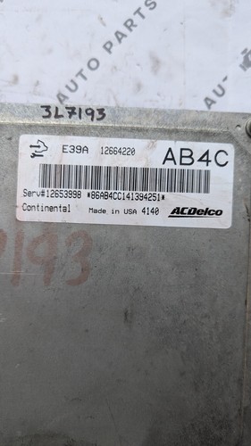 Used 2015 Chevrolet Malibu ACDelco E39A ECU 12664220 /12653998 - Picture 4 of 4