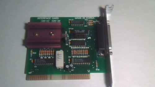 Power and Data Output vintage 8-bit ISA Card Interface - Picture 2 of 12