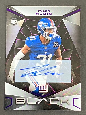 Tyler Nubin 2024 Panini Black Royal RC Auto #195  #ed 23/99